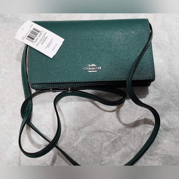 coach Anna Foldover Clutch Crossbody Bag - Picture 4 of 10